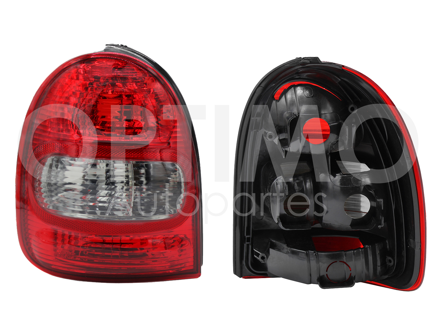 CALAVERA IZQ S/ARNES (POP) (ROJO/BLANCO)