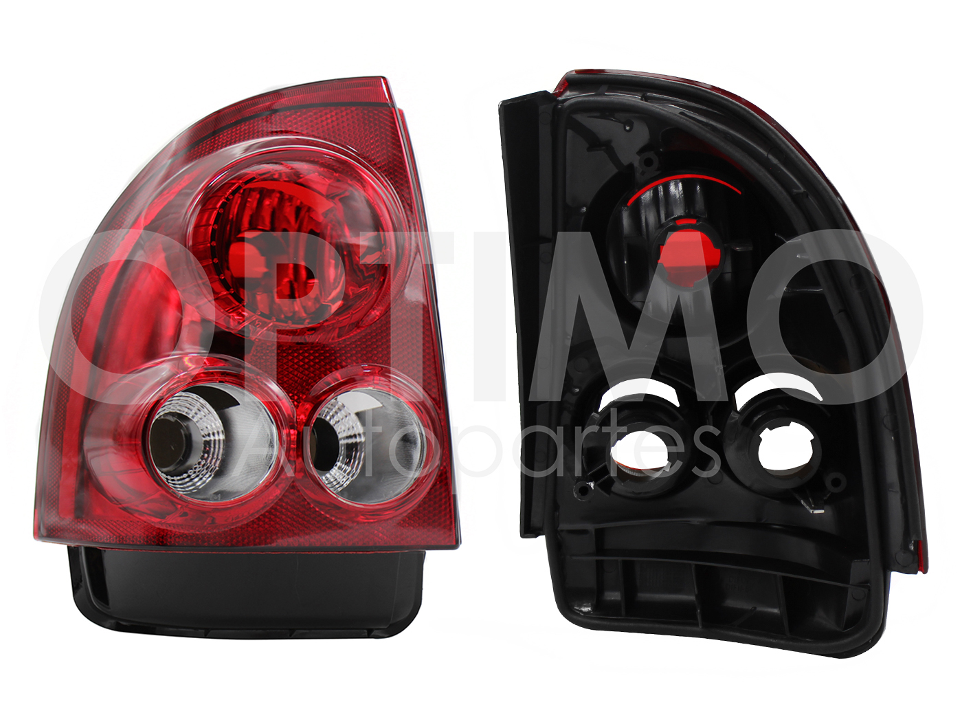 CALAVERA IZQ S/ARNES (MONZA) (ROJO/BLANCO/BLANCO)