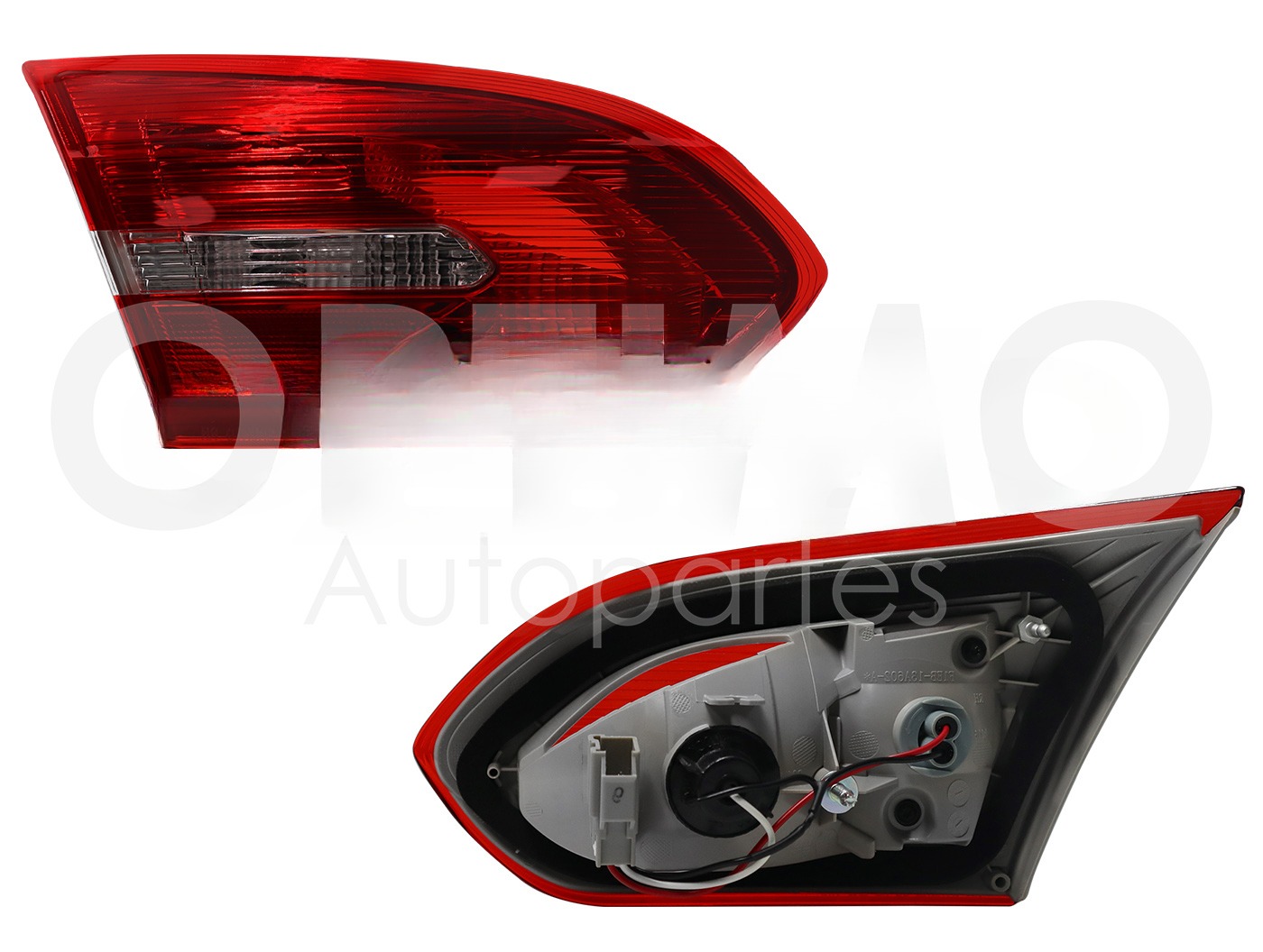 CALAVERA IZQ INT C/ARNES CLARA 4PTAS (BLANCO/ROJO)