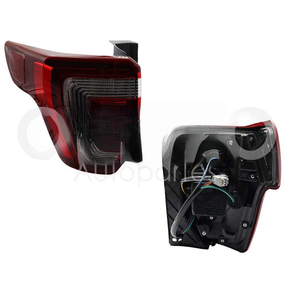 CALAVERA IZQ C/ARNES C/LED CLARA C/BASE (ROJO/BLANCO/ROJO)