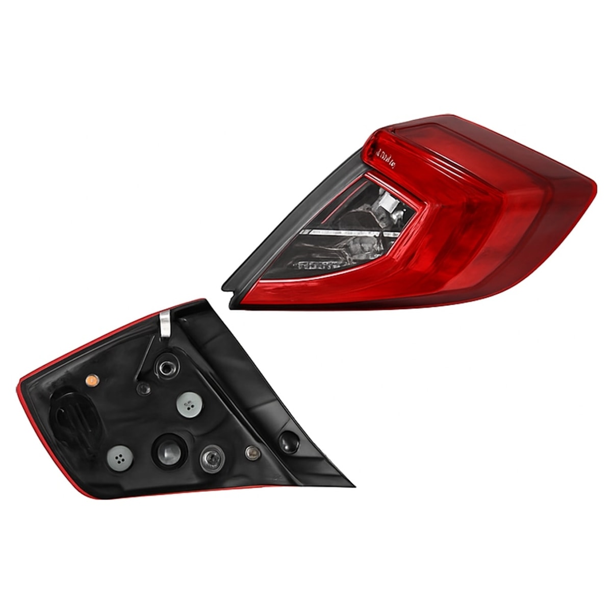 CALAVERA DER EXT S/ARNES C/SOQUET 4PTAS (ROJO/BLANCO)