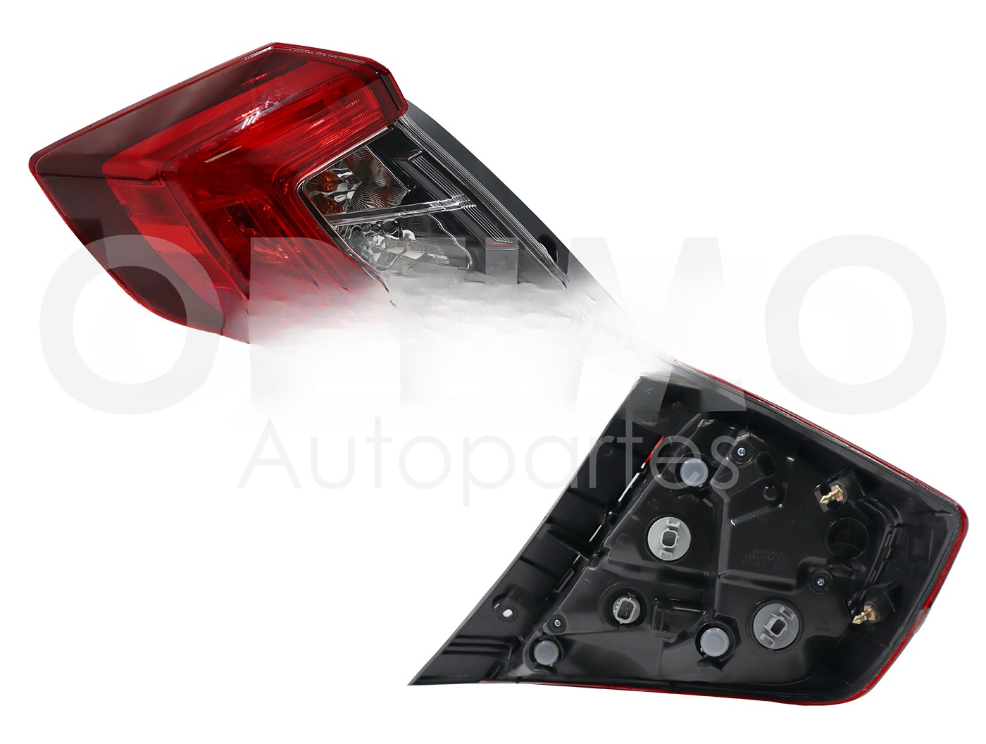 CALAVERA IZQ EXT S/ARNES C/SOQUET 4PTAS (ROJO/BLANCO)