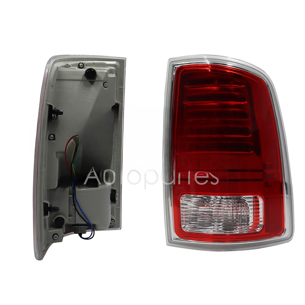 CALAVERA DER C/ARNES C/LED FILO CROMO (BLANCO/ROJO)