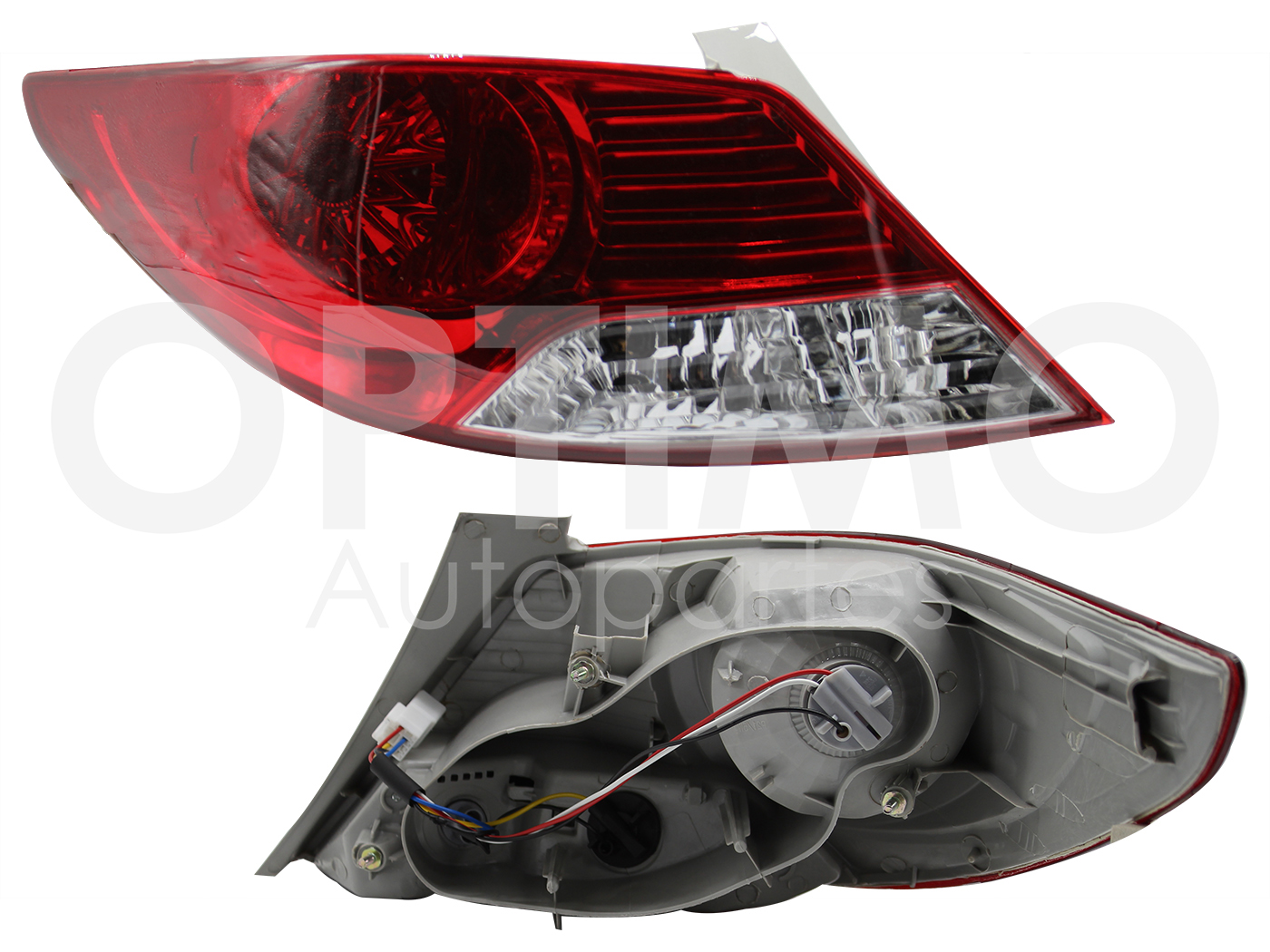 CALAVERA IZQ C/ARNES (ROJO/BLANCO)