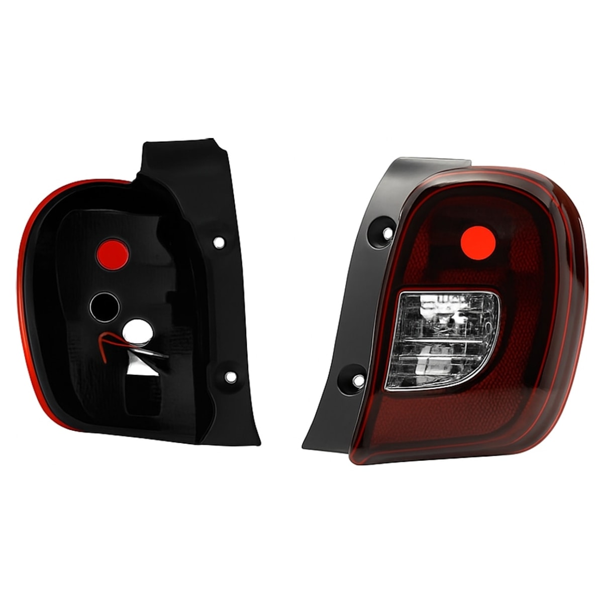 CALAVERA DER S/ARNES OSCURA RECTANGULO (ROJO/BLANCO)