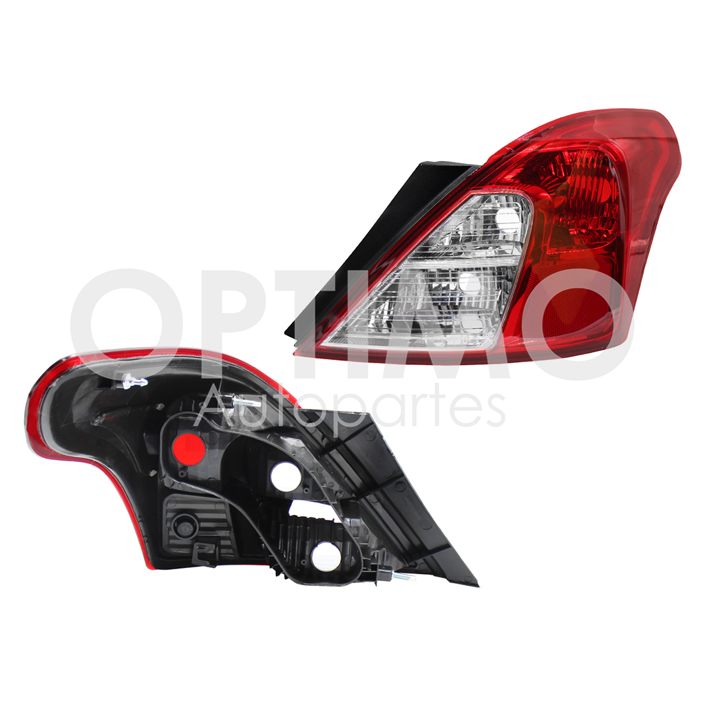 CALAVERA DER S/ARNES C/BASE (V-DRIVE 20-25) (ROJO/BLANCO)