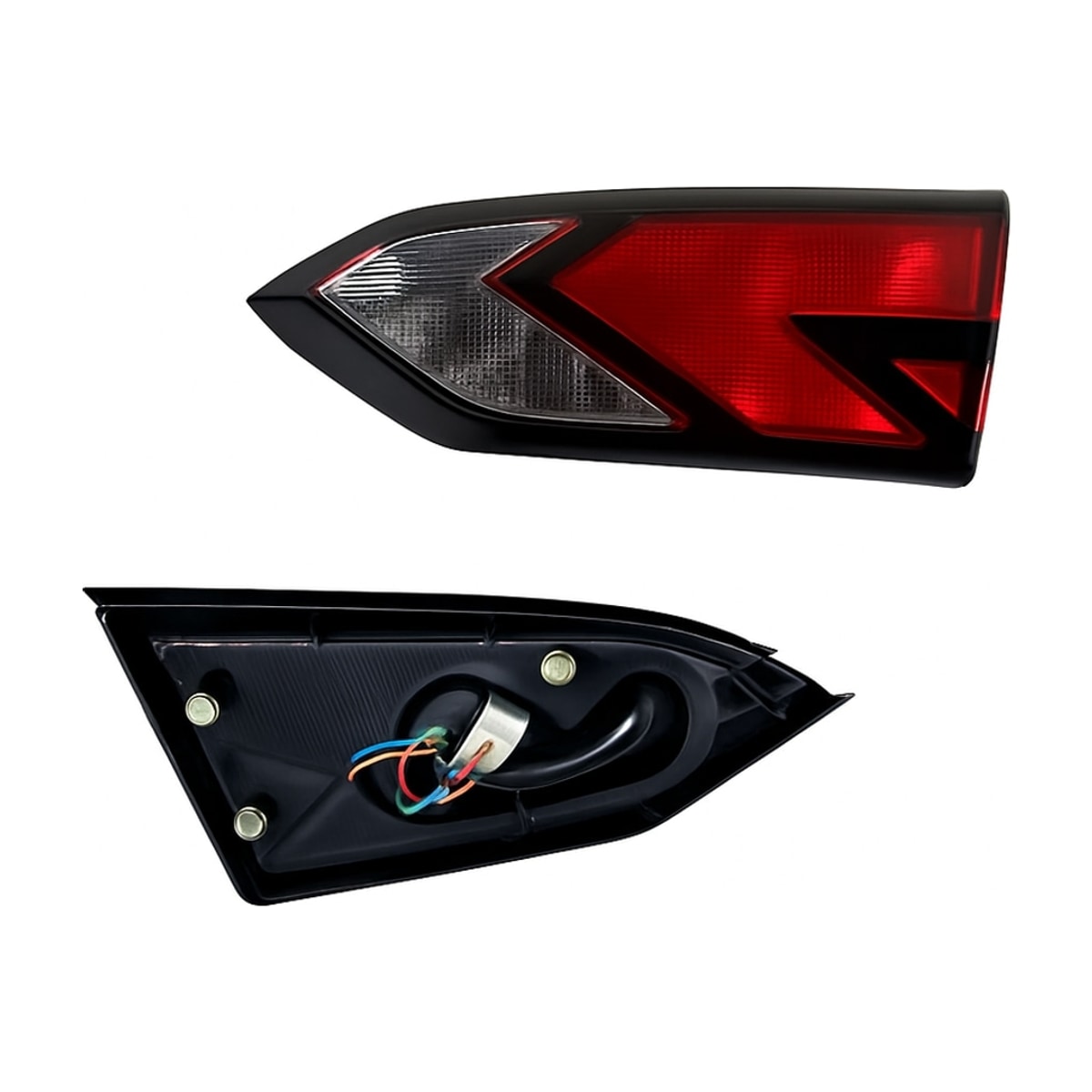 CALAVERA DER INT C/ARNES OSCURA FILO NEGRO (BLANCO/ROJO/BLANCO)