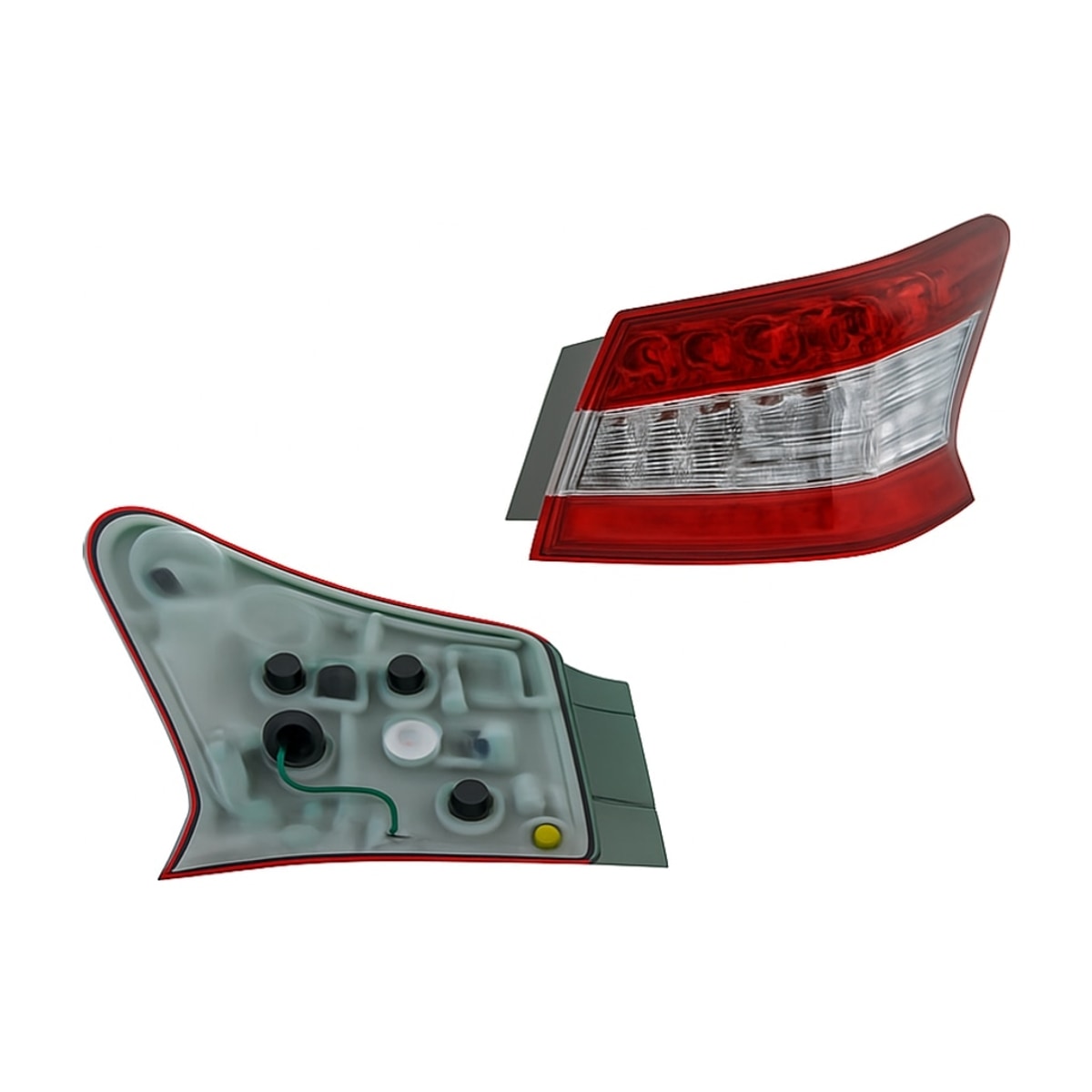 CALAVERA DER EXT S/ARNES C/LED (ROJO/BLANCO/ROJO)