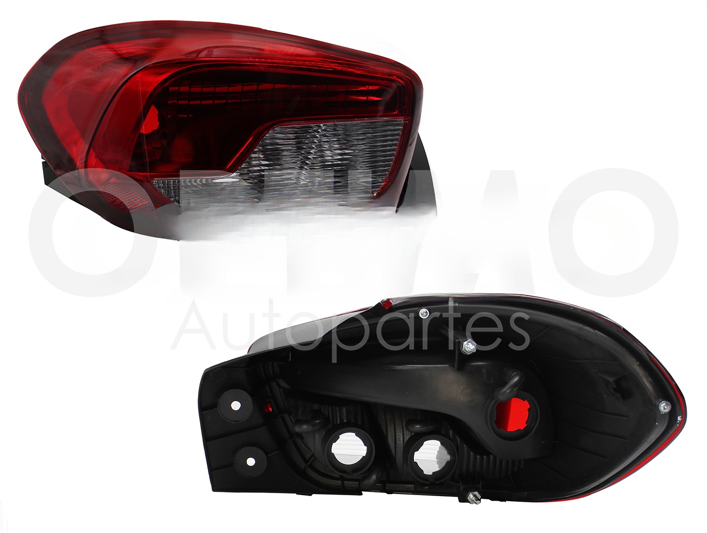 CALAVERA IZQ S/ARNES OSCURA (ROJO/BLANCO/ROJO)