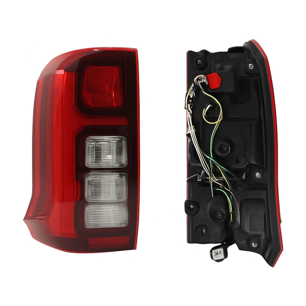 CALAVERA IZQ C/ARNES C/LED C/DRL (ROJO/BLANCO/BLANCO)