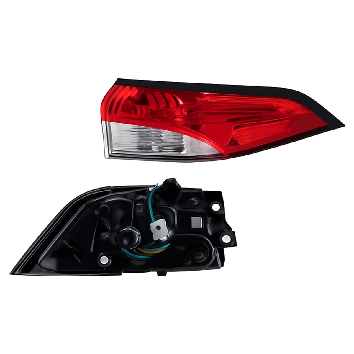 CALAVERA DER EXT C/ARNES C/LED (ROJO/BLANCO)