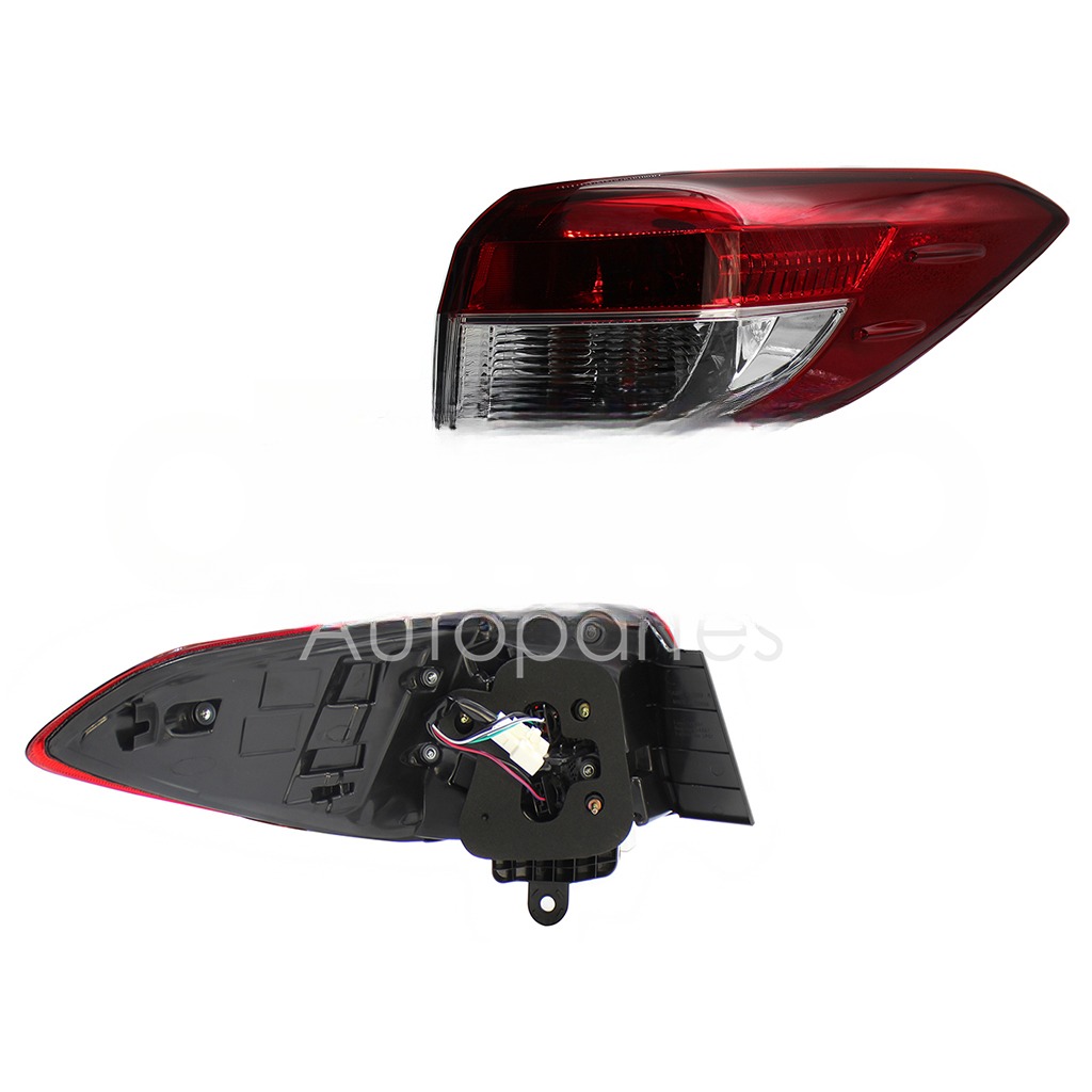 CALAVERA DER EXT C/ARNES S/LED 4PTAS (ROJO/BLANCO)