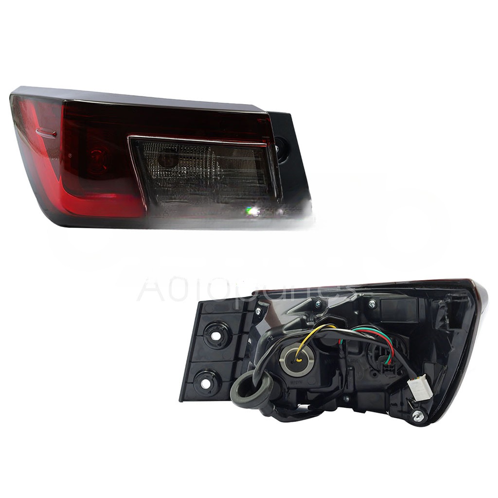 CALAVERA IZQ EXT C/ARNES C/LED S/DRL OSCURA (ROJO/BLANCO/ROJO)