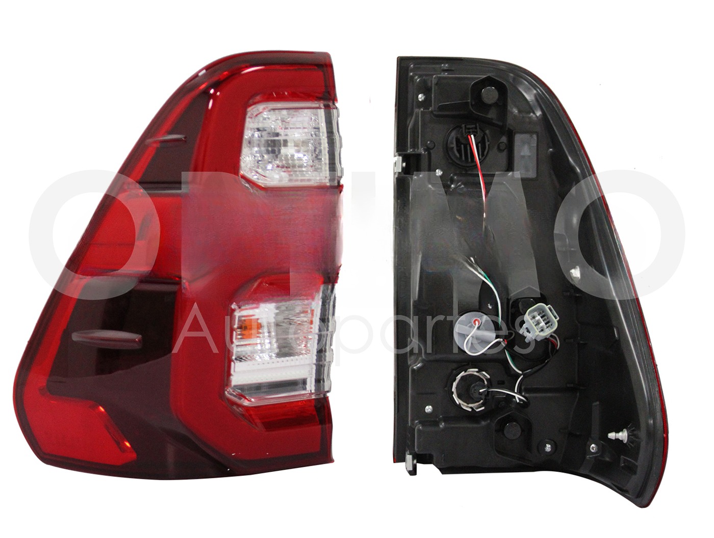 CALAVERA IZQ C/ARNES C/LED C/DRL (DIESEL AT) (ROJO/BLANCO/BLANCO)