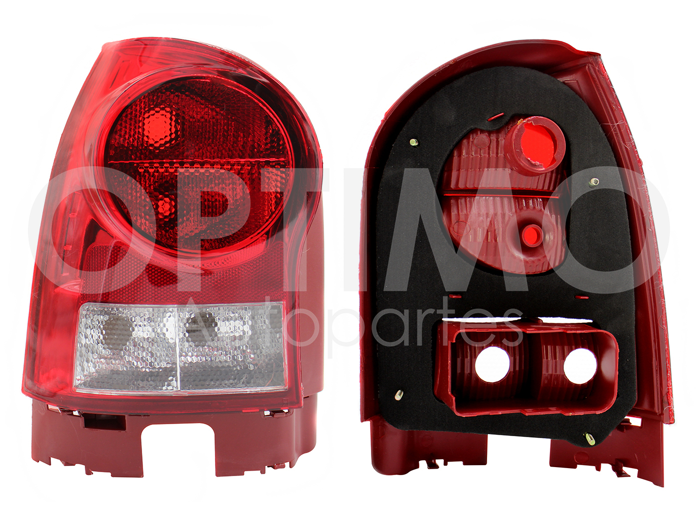 CALAVERA IZQ S/ARNES CLARA (ROJO/BLANCO)