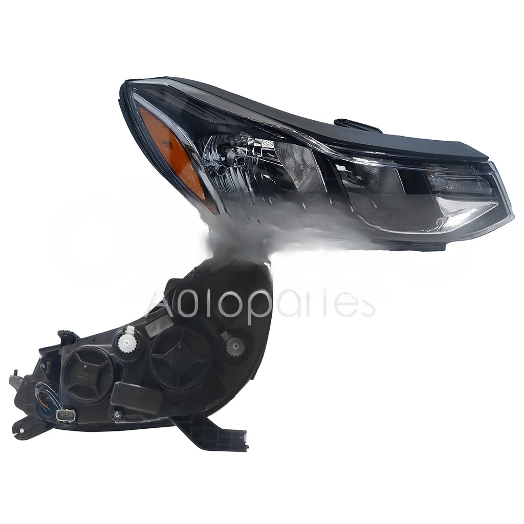 FARO DER F/CROMADO C/MICA AMBAR