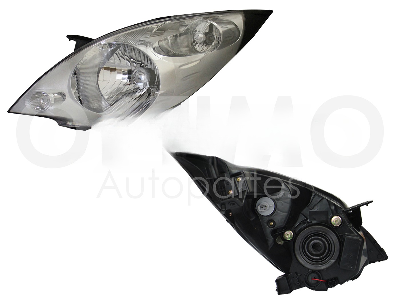 FARO IZQ FONDO CROMADO