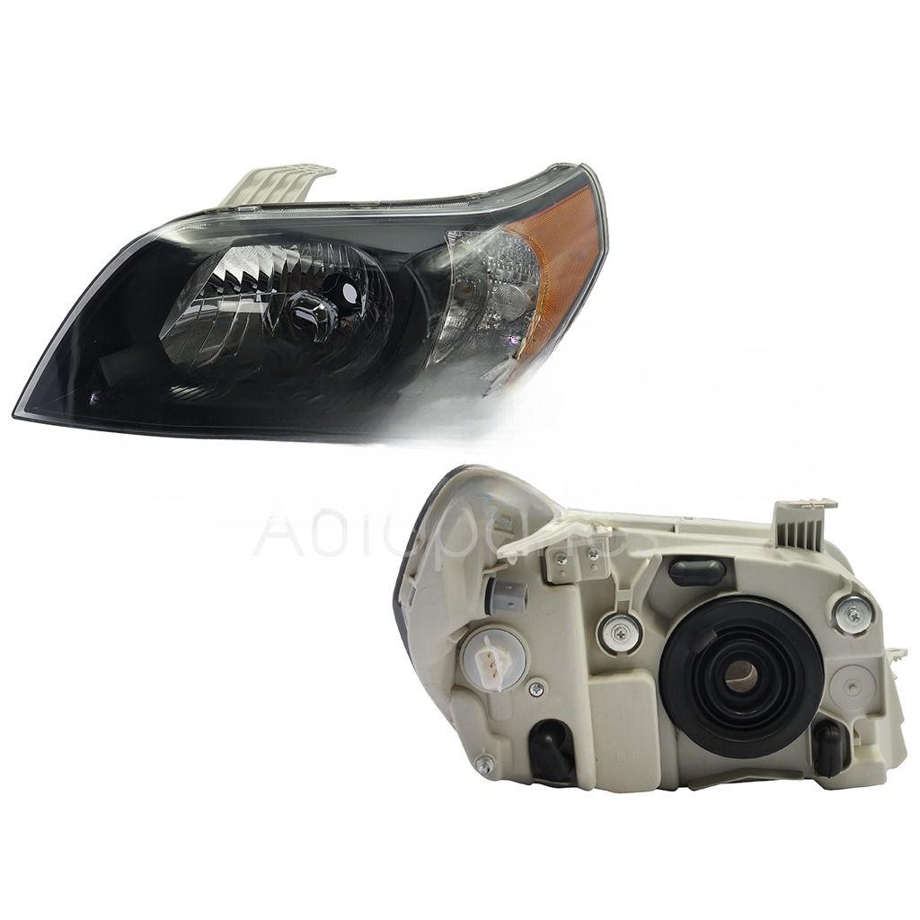 FARO IZQ F/NEGRO C/MICA AMBAR