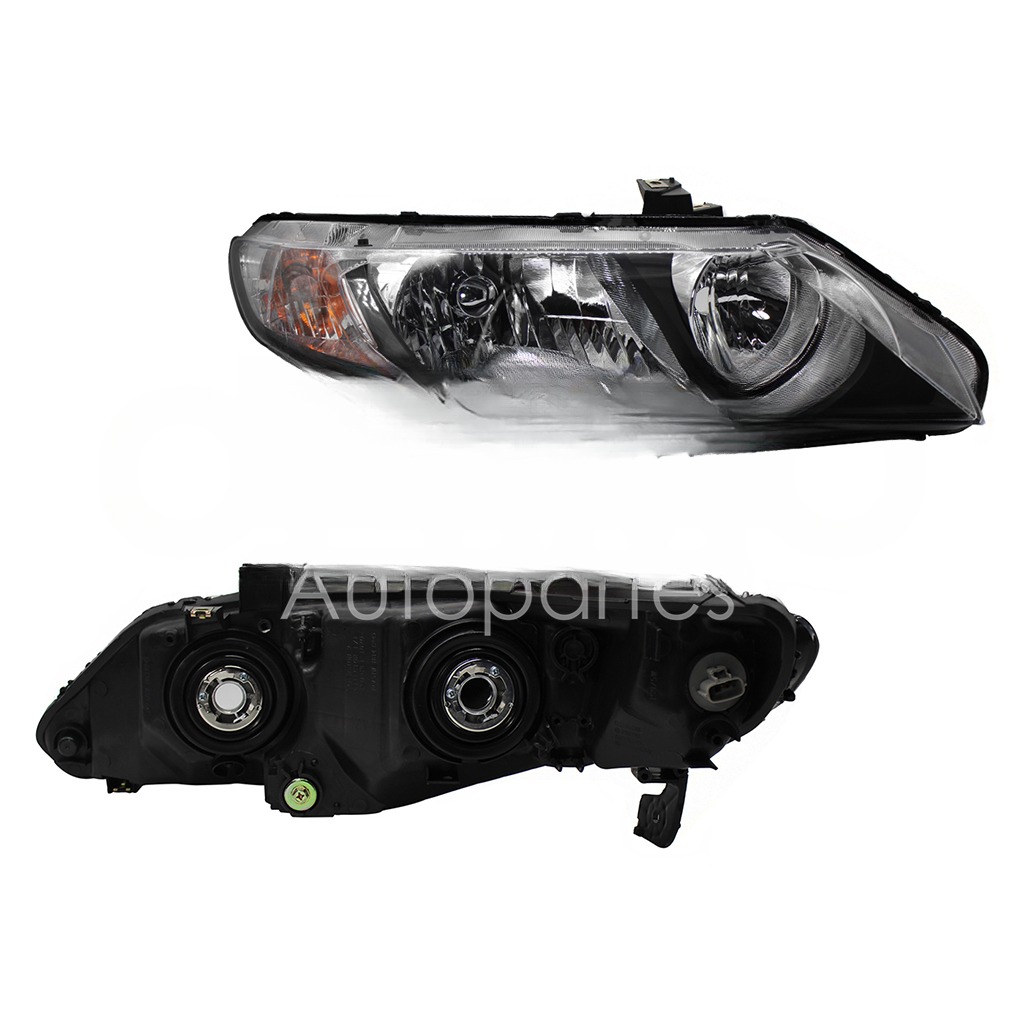 FARO DER F/NEGRO C/MICA AMBAR 4PTAS