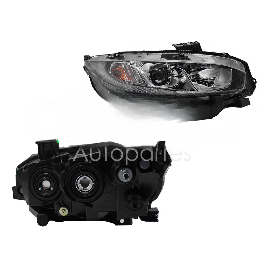 FARO DER F/NEGRO C/LUPA C/DRL 2-4PTAS