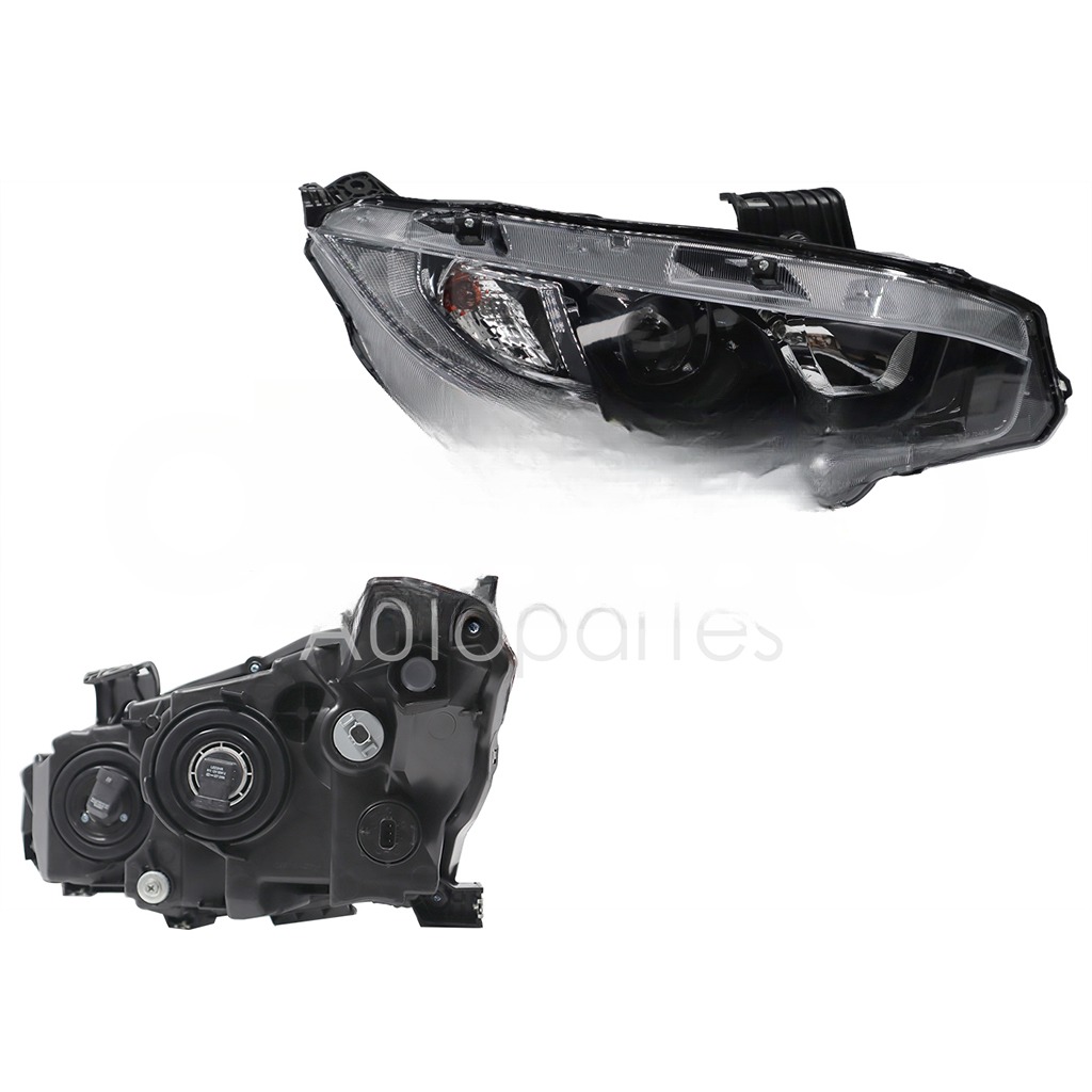 FARO DER F/NEGRO C/LUPA C/DRL FILOS NEGROS 4PTAS