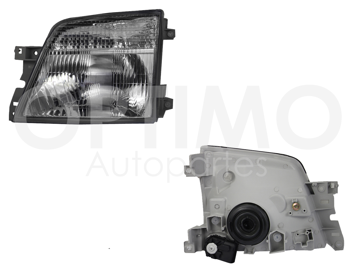 FARO IZQ F/CROMADO RAYADO