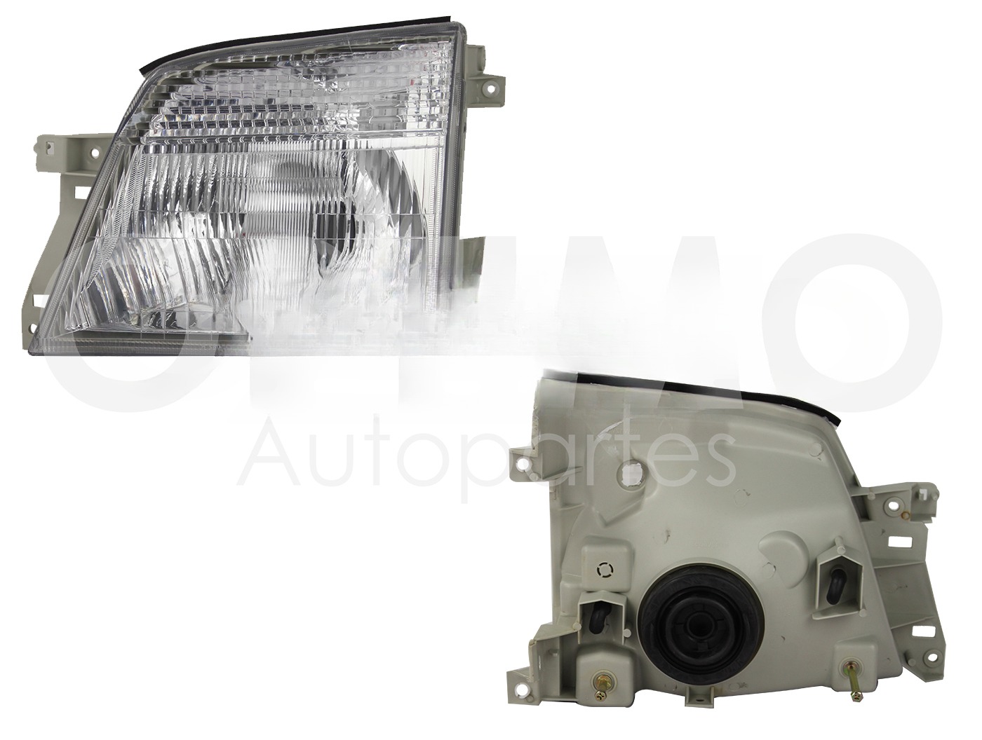 FARO IZQ F/CROMADO RAYADO