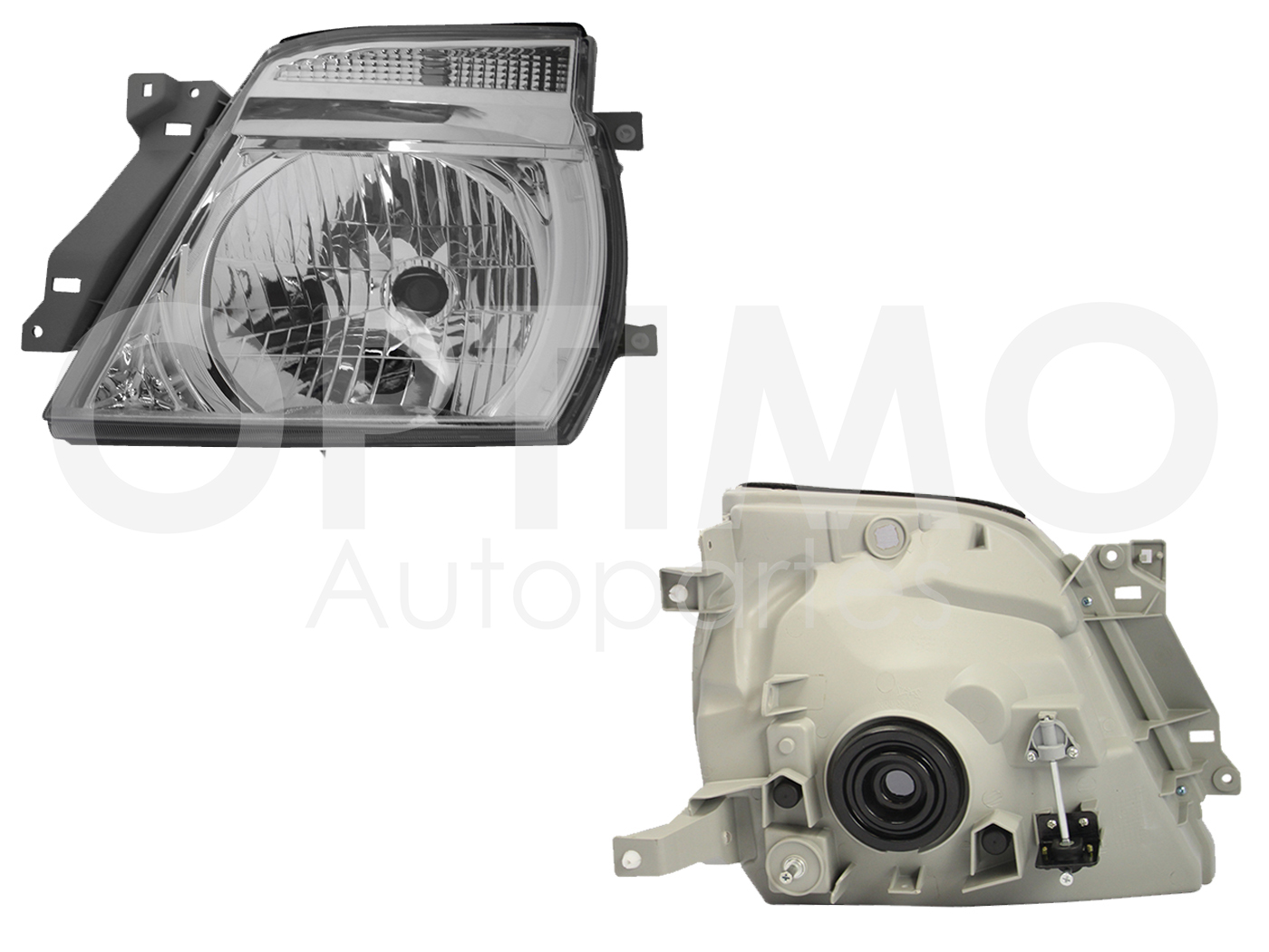 FARO IZQ FONDO CROMADO