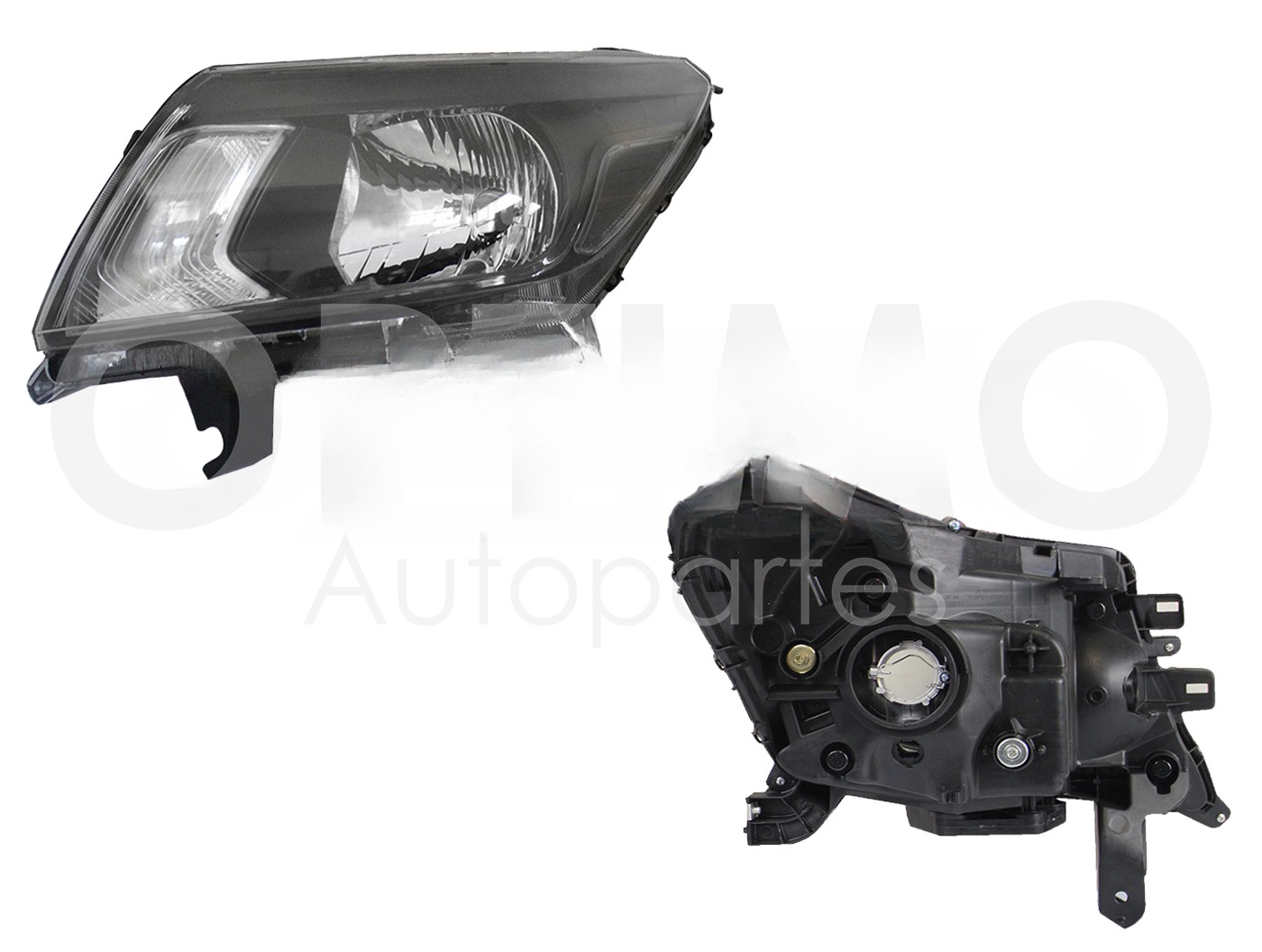 FARO IZQ F/NEGRO C/MICA BLANCA (SENCILLA/DOBLE CABINA S)