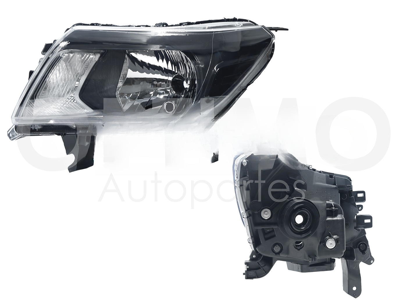 FARO IZQ F/NEGRO S/MICA BLANCA (SENCILLA/FRONTIER SE/LUJO XE-LE)