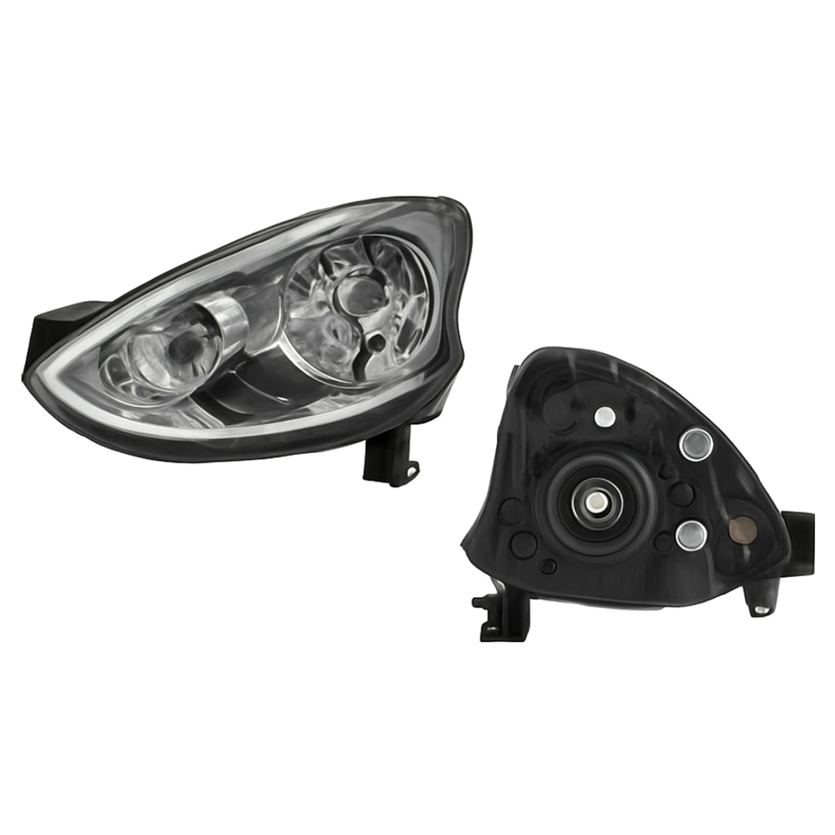 FARO IZQ F/CROMADO S/MOTOR