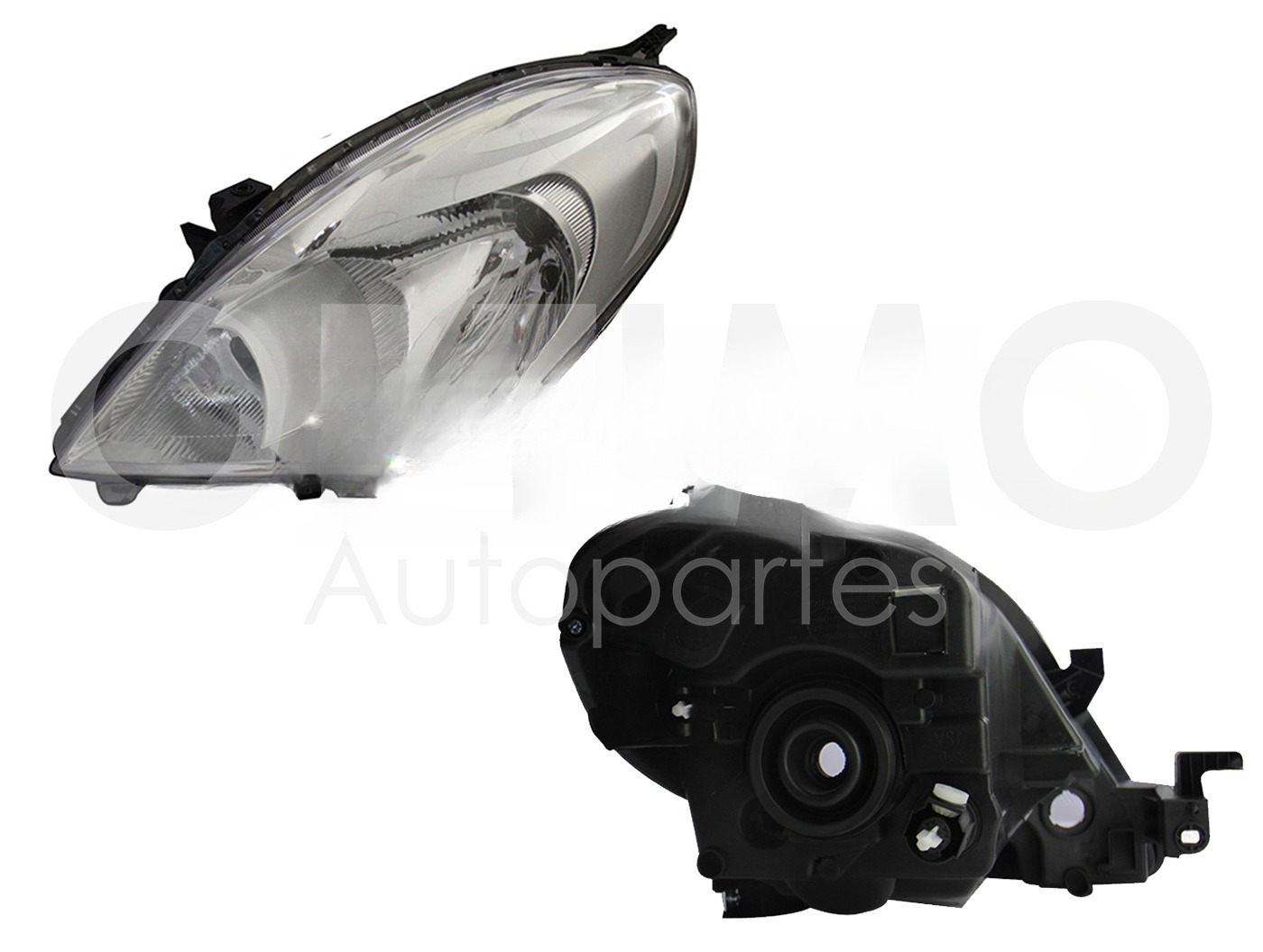 FARO IZQ FONDO CROMADO