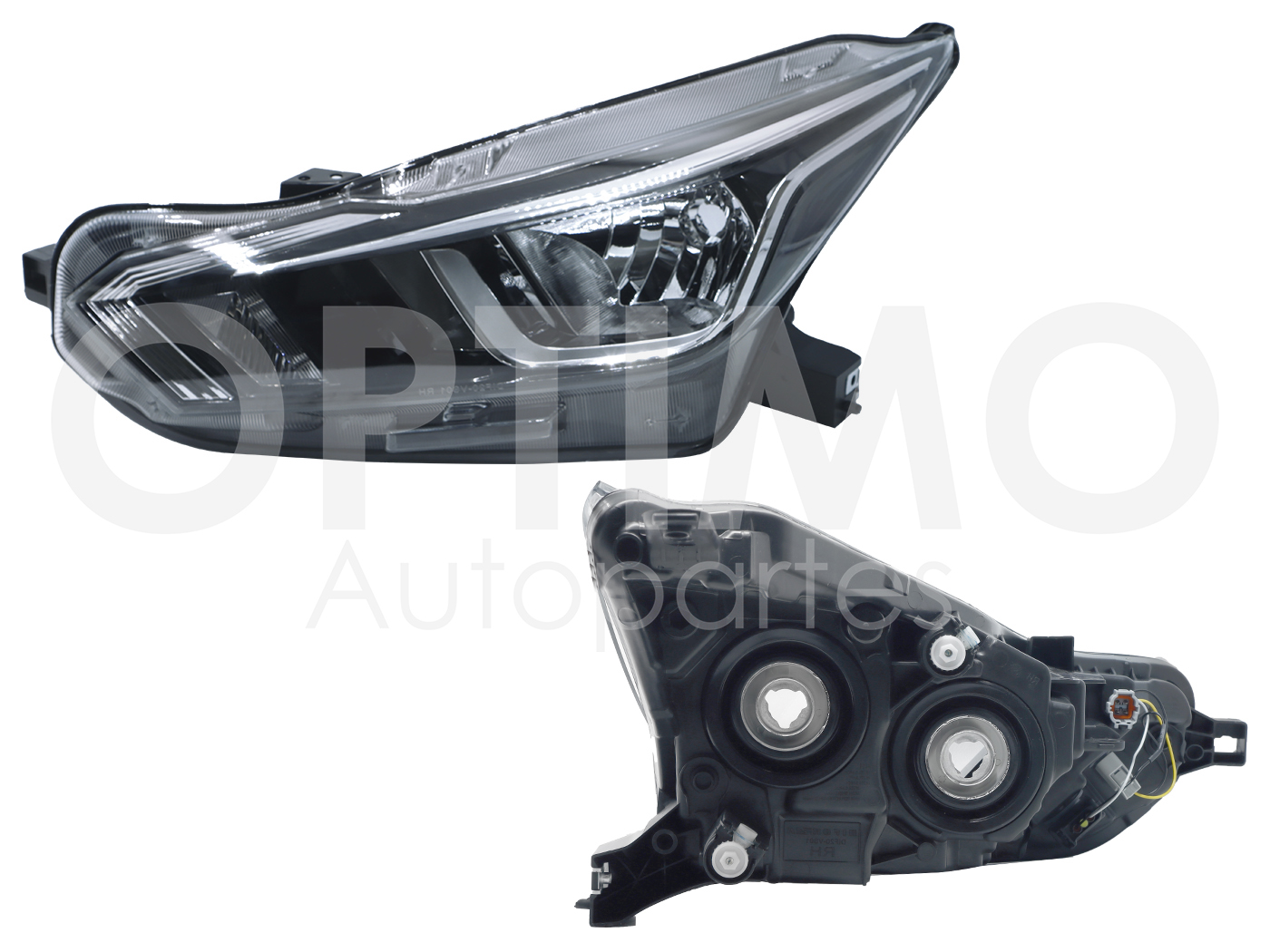 FARO IZQ FONDO NEGRO S/LED