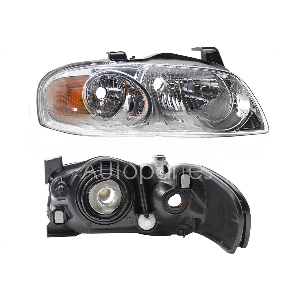 FARO DER F/CROMADO C/MICA AMBAR