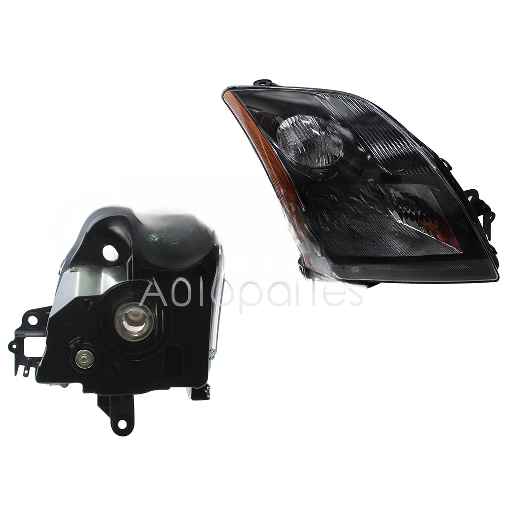 FARO DER F/NEGRO C/MICA AMBAR