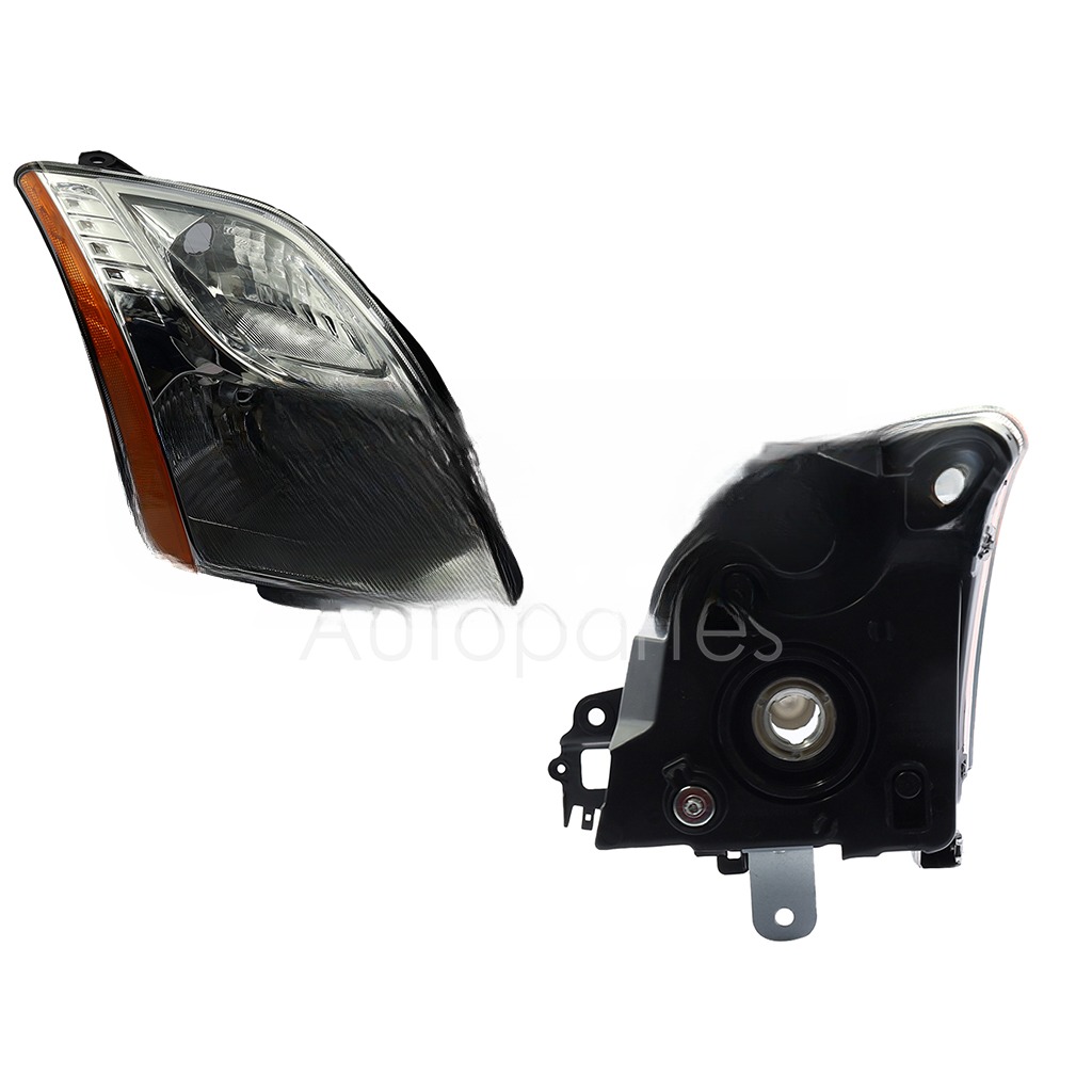 FARO IZQ F/CROMADO C/MICA AMBAR