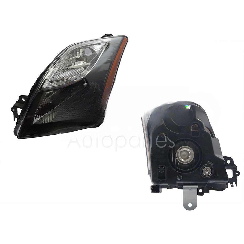 FARO IZQ F/NEGRO C/MICA AMBAR