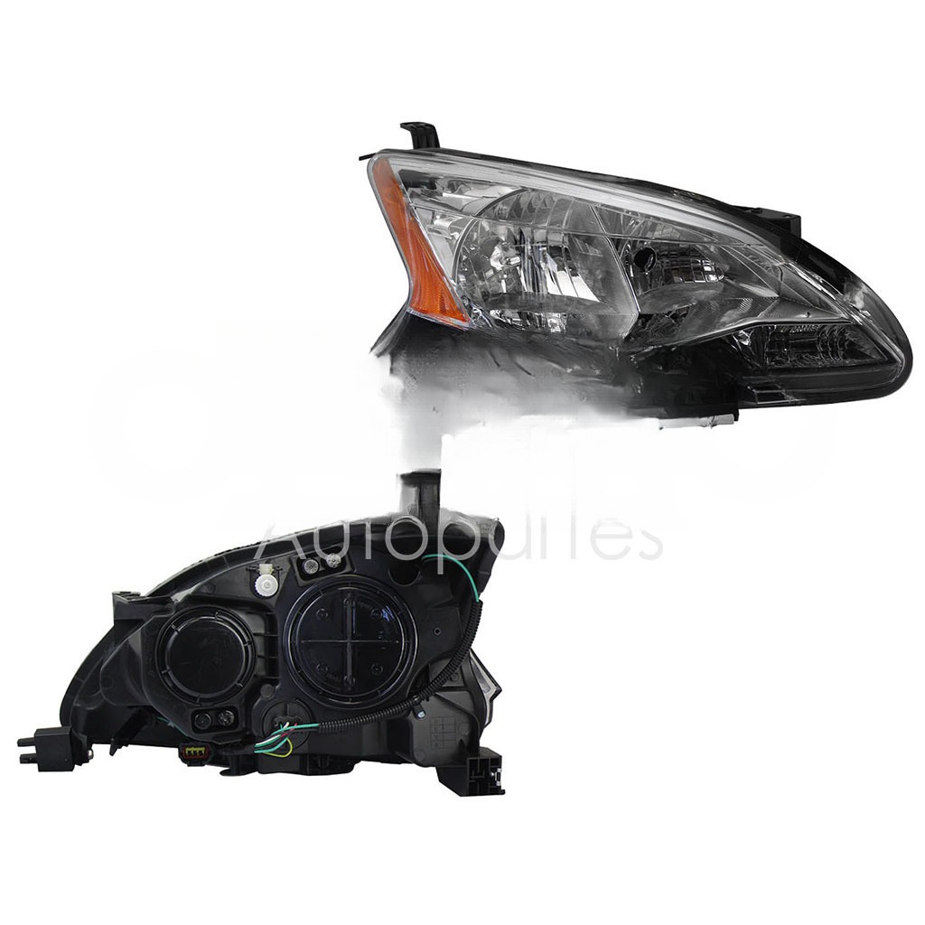 FARO DER F/CROMADO C/LED C/MICA AMBAR