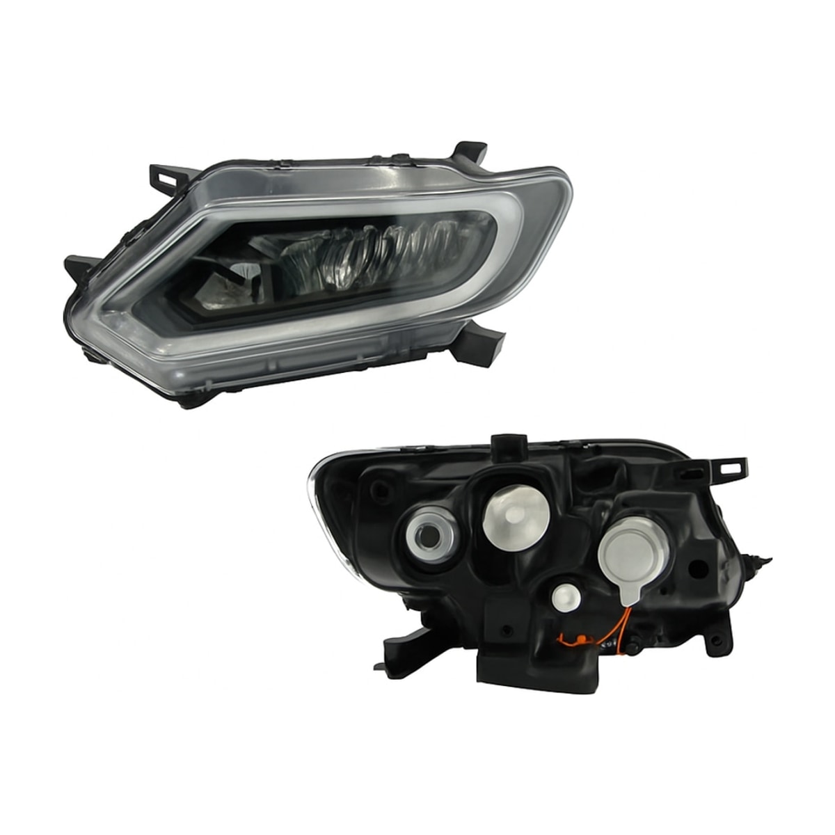 FARO IZQ F/NEGRO C/MOTOR C/LED