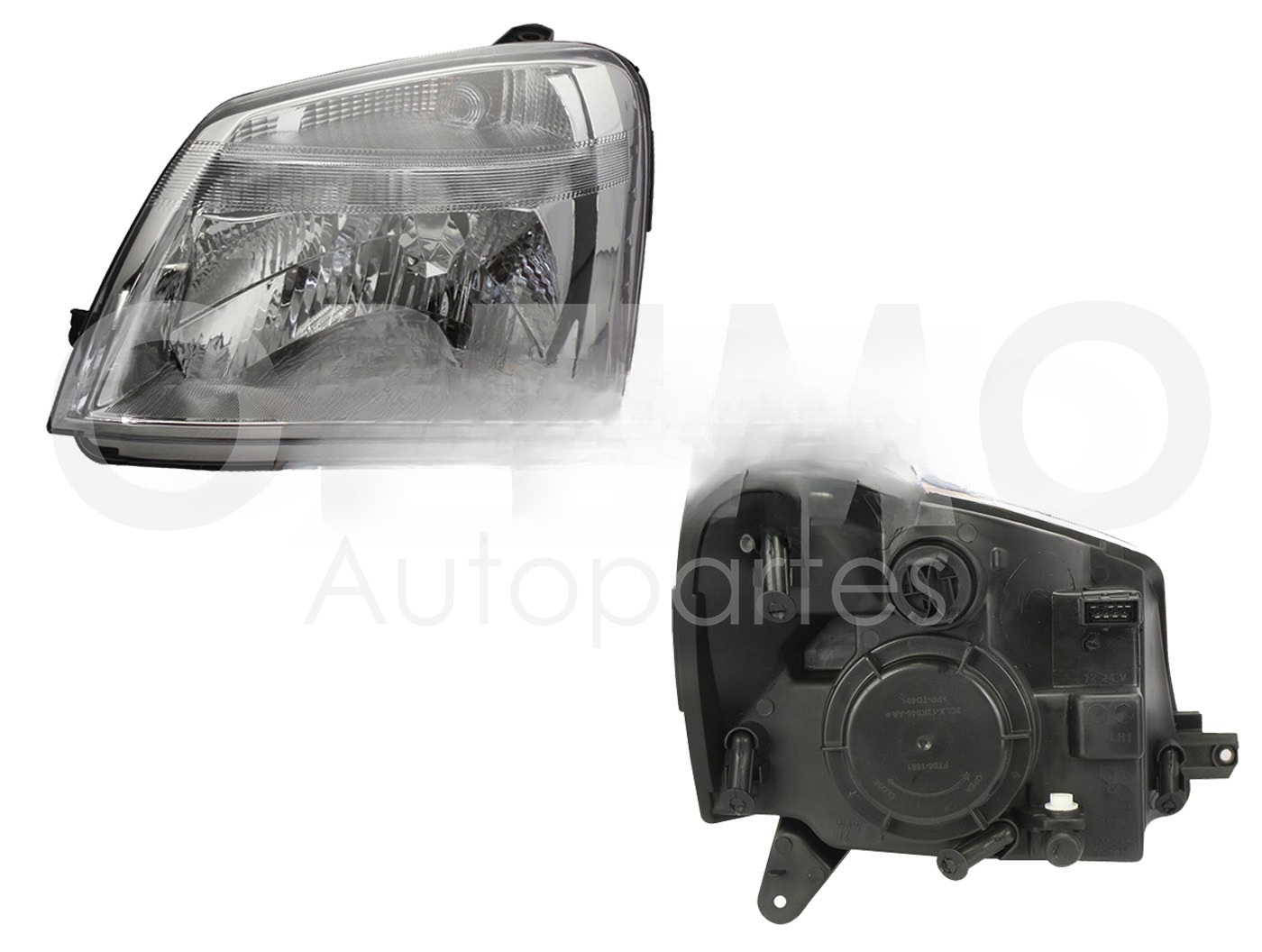 FARO IZQ FONDO CROMADO