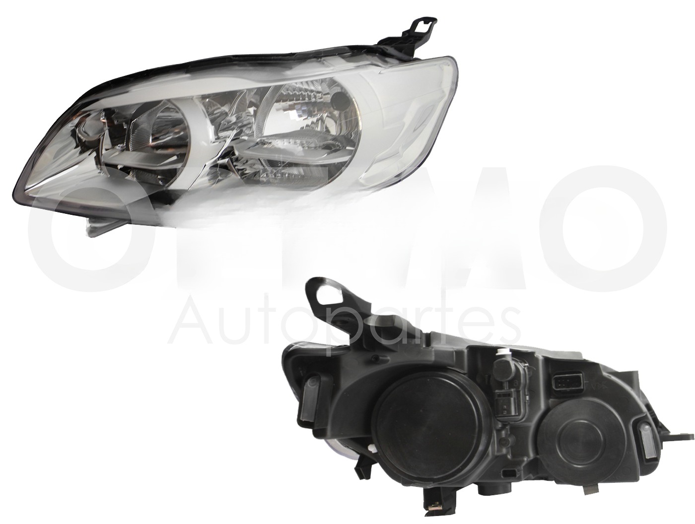 FARO IZQ FONDO CROMADO