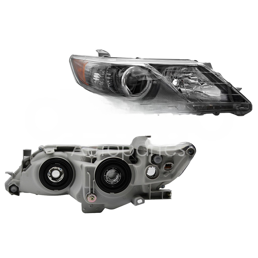 FARO DER F/NEGRO C/LUPA C/MICA AMBAR