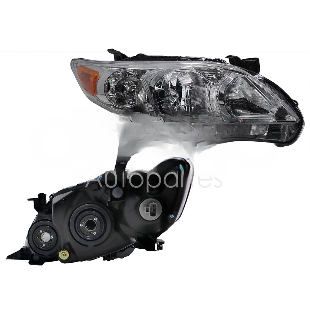 FARO DER F/CROMADO C/MICA AMBAR