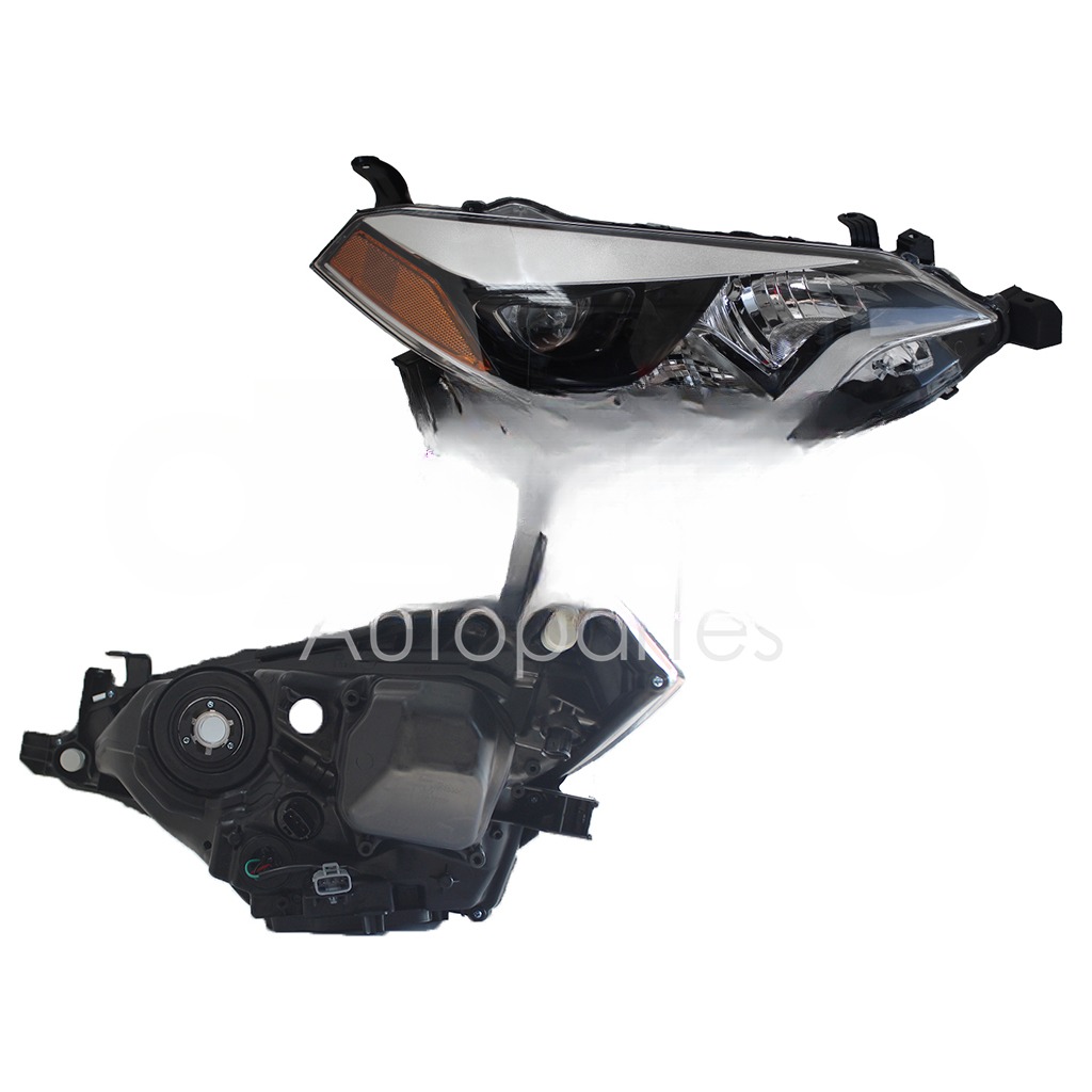 FARO DER F/NEGRO C/LED C/LUPA C/MICA AMBAR