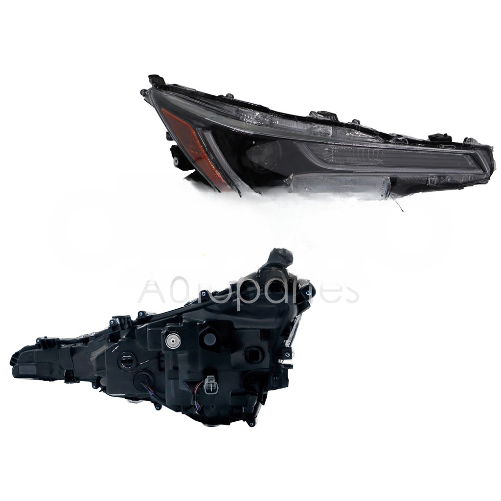 FARO DER F/NEGRO C/LED C/LUPA