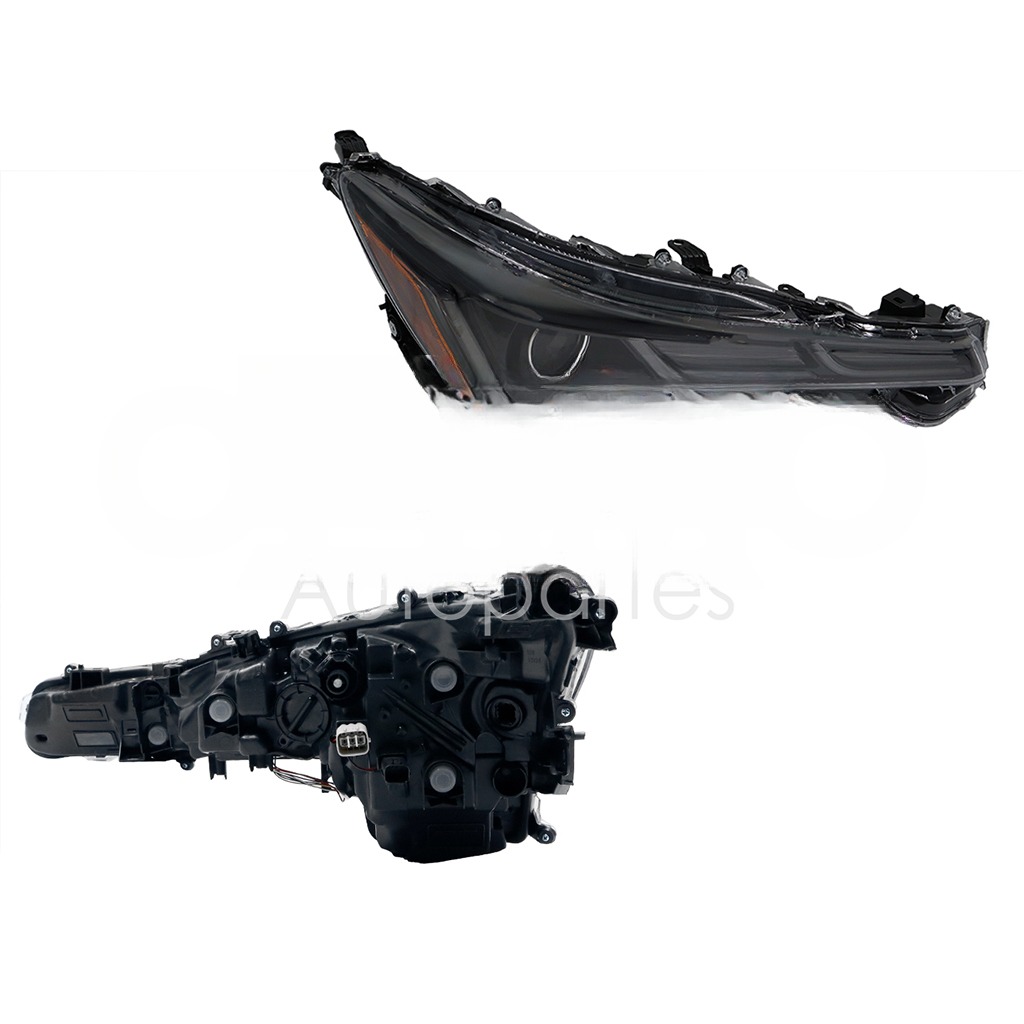 FARO DER F/NEGRO C/LED C/LUPA