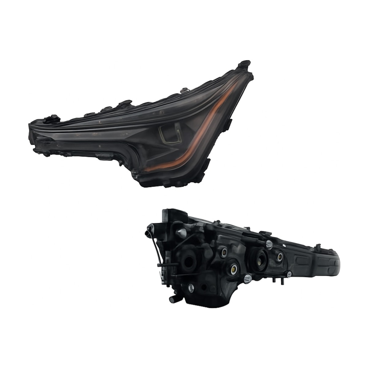 FARO IZQ F/NEGRO C/LED C/LUPA