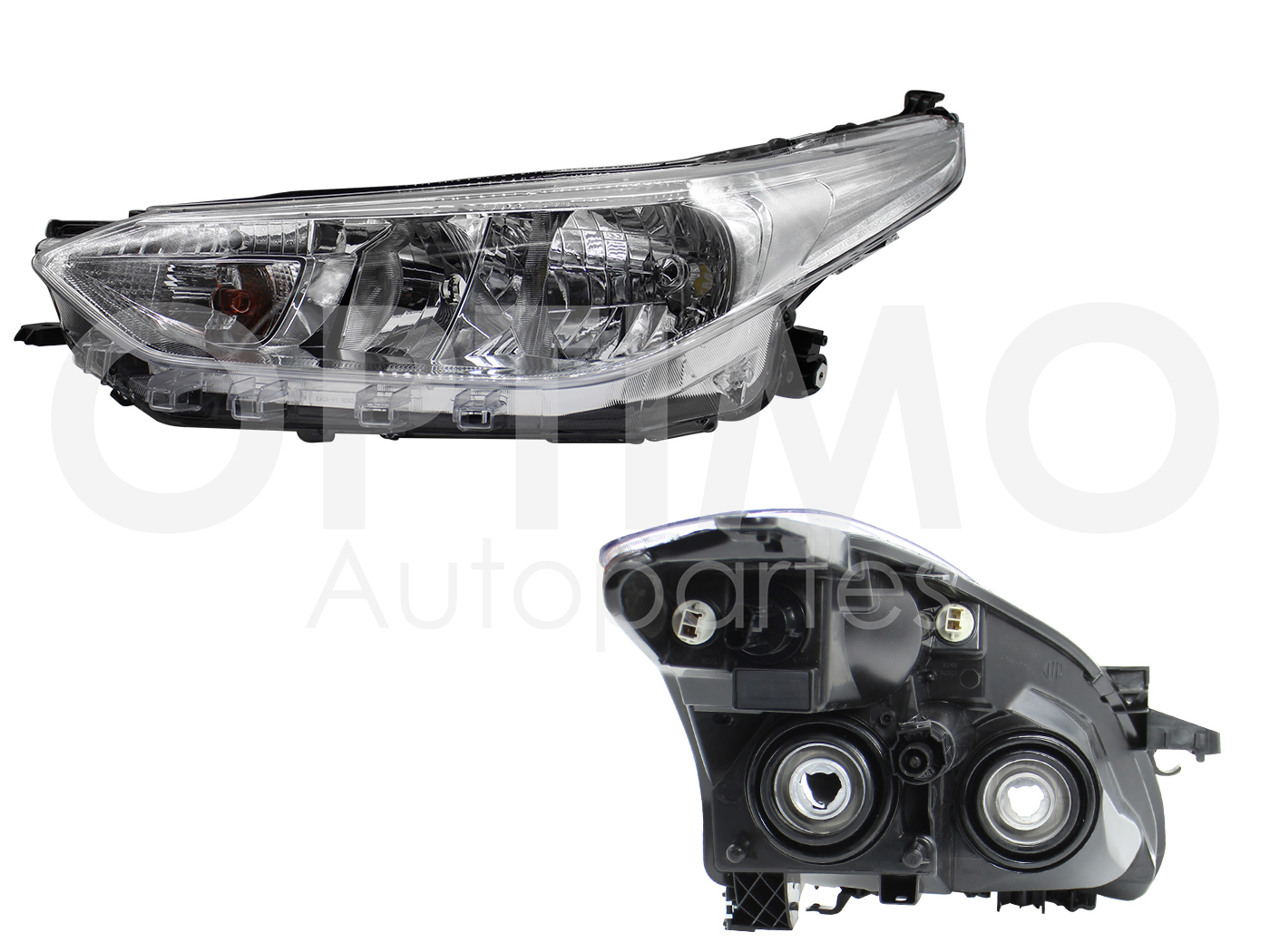 FARO IZQ FONDO CROMADO 4PTAS