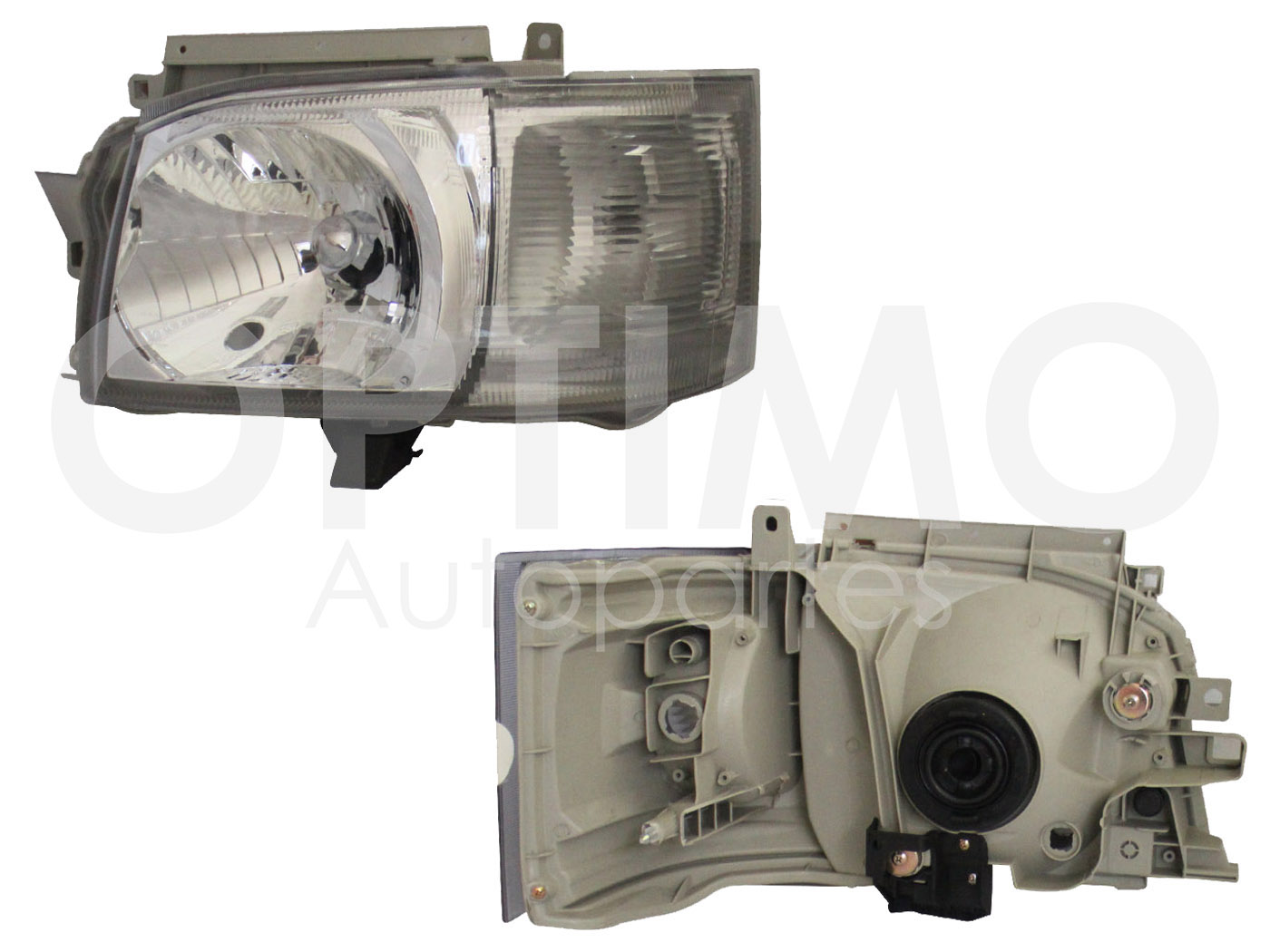 FARO IZQ F/CROMADO C/CUARTO RAYADO