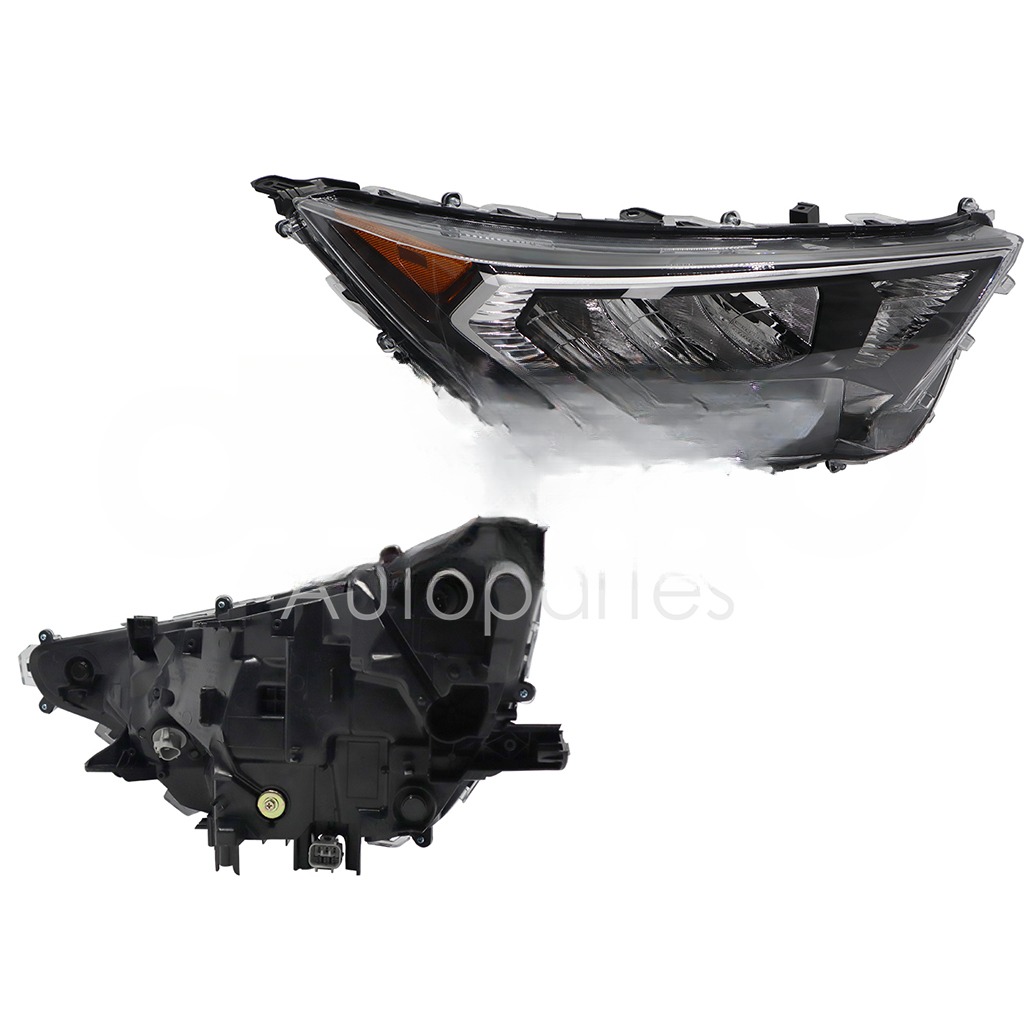 FARO DER F/NEGRO C/LED FILO CROMO C/MICA AMBAR